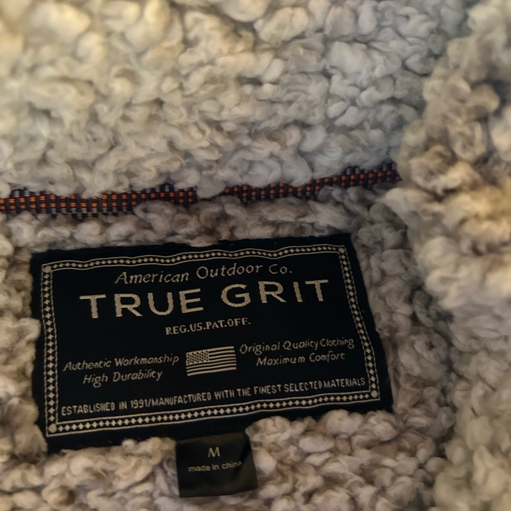 True Grit Fluffy Gray Pullover - image 3